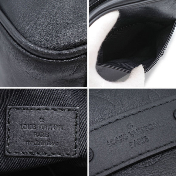 Louis Vuitton Danube PM Shoulder Bag Monogram Shadow Black - Picture 8 of 8